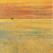 Childe Hassam Sunset at Sea China oil painting reproduction